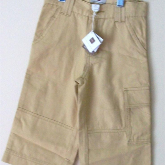 TEA COLLECTION CARGO SHORTS *NWT* TODDLER Sz Beige Casual Sport - Picture 2 of 2